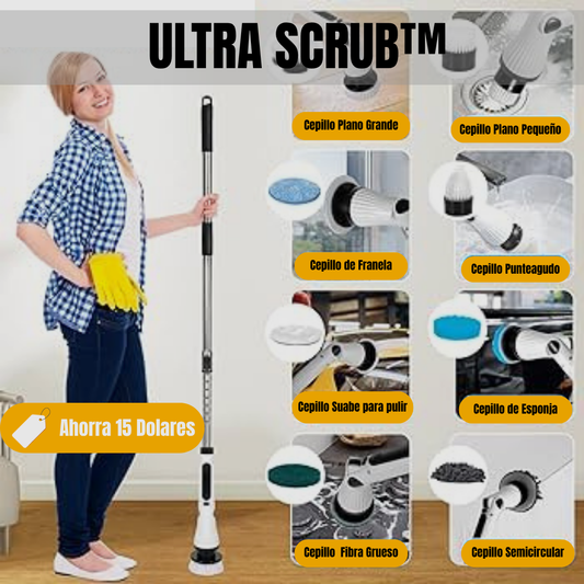 ULTRASCRUB™ LIMPIADOR ELECTRICO GIRATORIO 9 EN 1